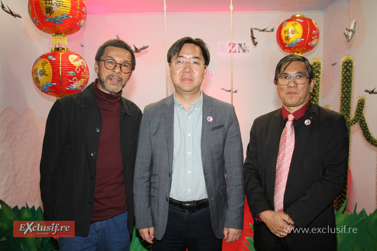 Jery Ayan, Chen Xiaolei, et Daniel Thiaw Wing Kaï