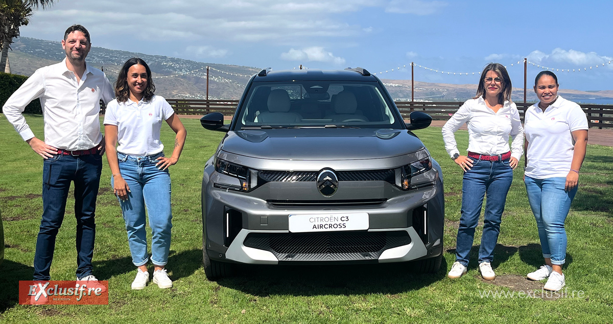 L'équipe CFAO Motors Réunion lors de la présentation à la presse