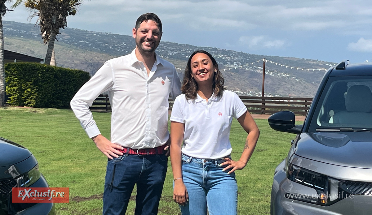 Julien Hoarau, directeur de la marque, et Anna Fontaine, cheffe de projet digital