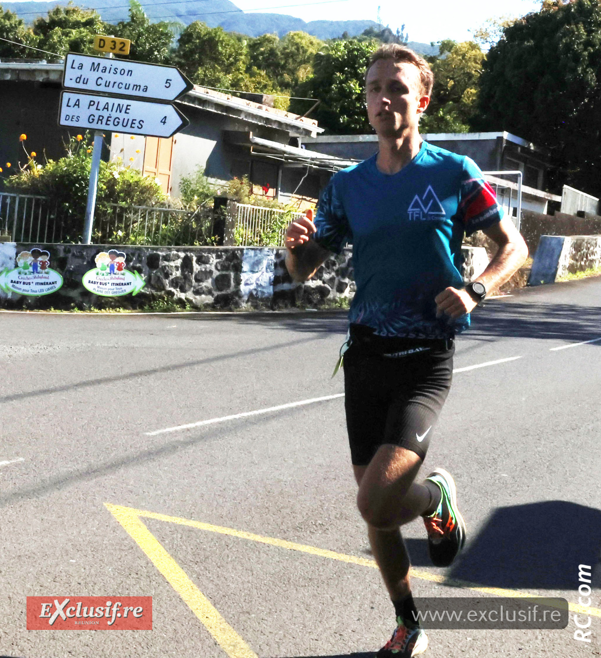 Du haut de son mètre 80 et plus,  Thomas Van Der Kaa a montré tout son talent sur les hauteurs de Saint-Joseph