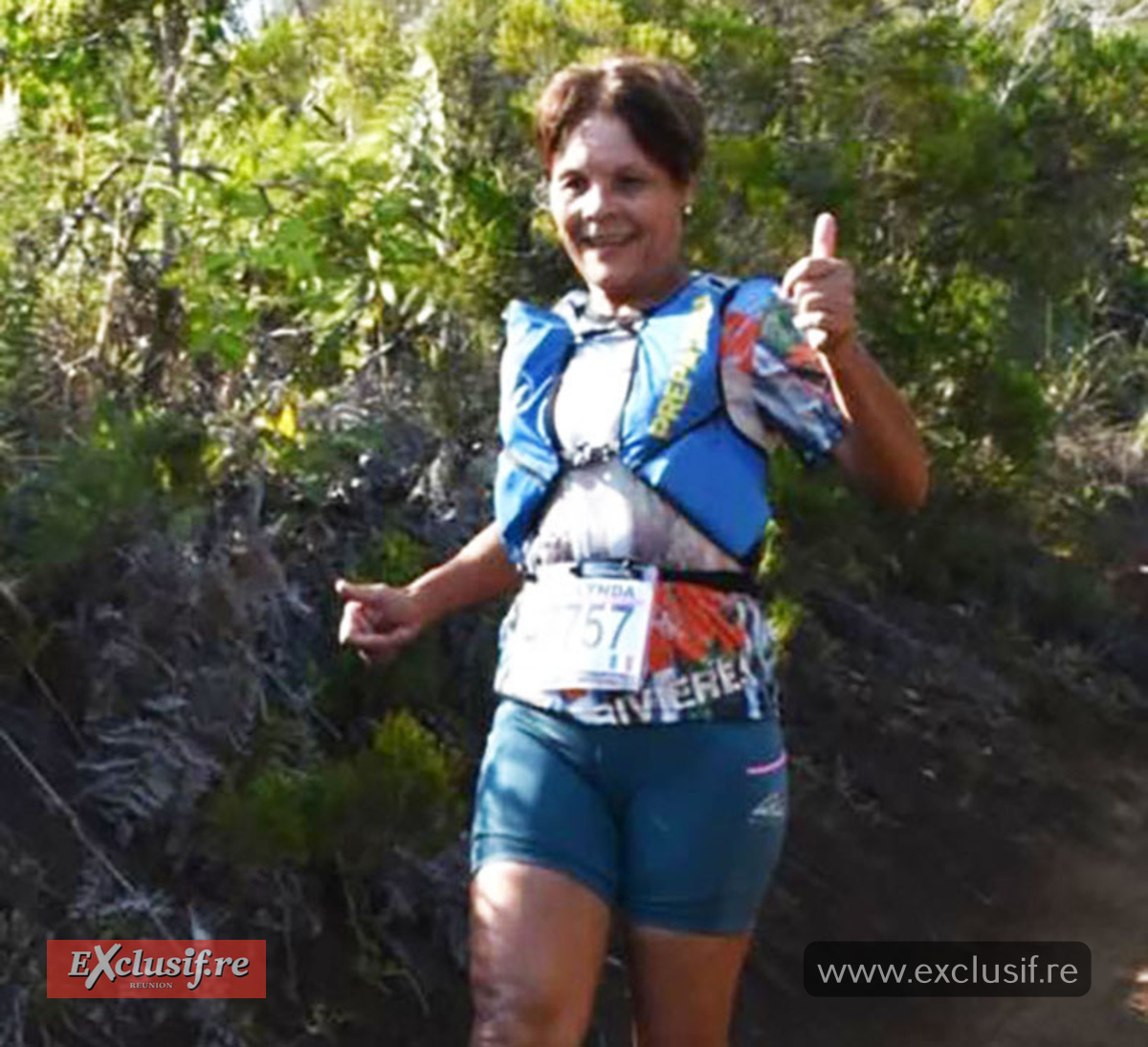 Marie Linda Zitte «testera» également les 3 circuits de Est Aventure Trail