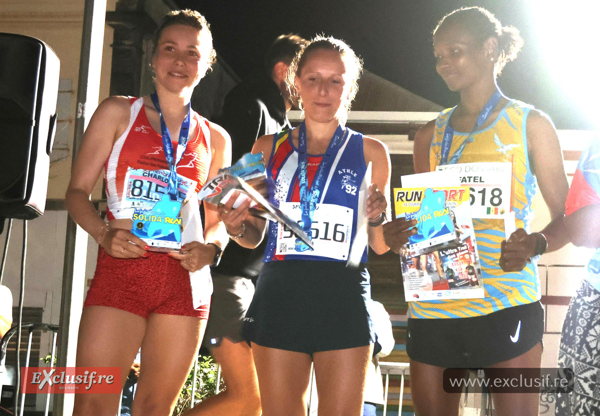 Les 3 meilleures féminines : Justine Brigth, Fatel Ka et Charlotte Halé