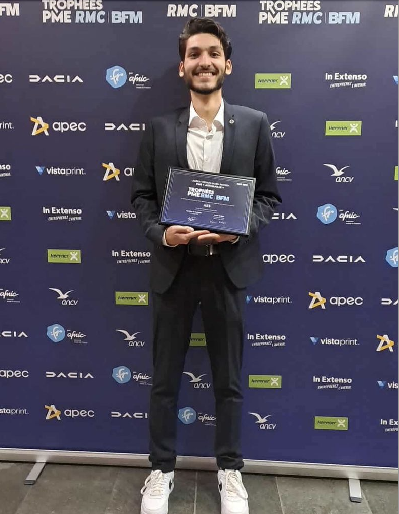 C'est Noah Fiegenwald, petit-fils du fondateur, qui était présent lors de la remise du trophée