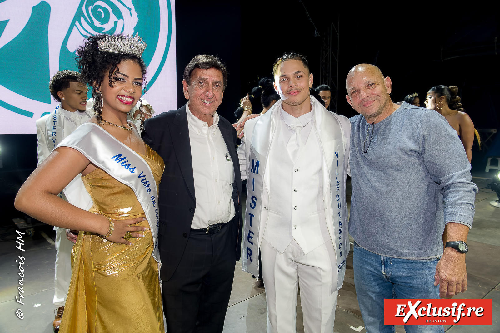 Miss Ville du Tampon, Aziz Patel, Mister Ville du Tampon et son père