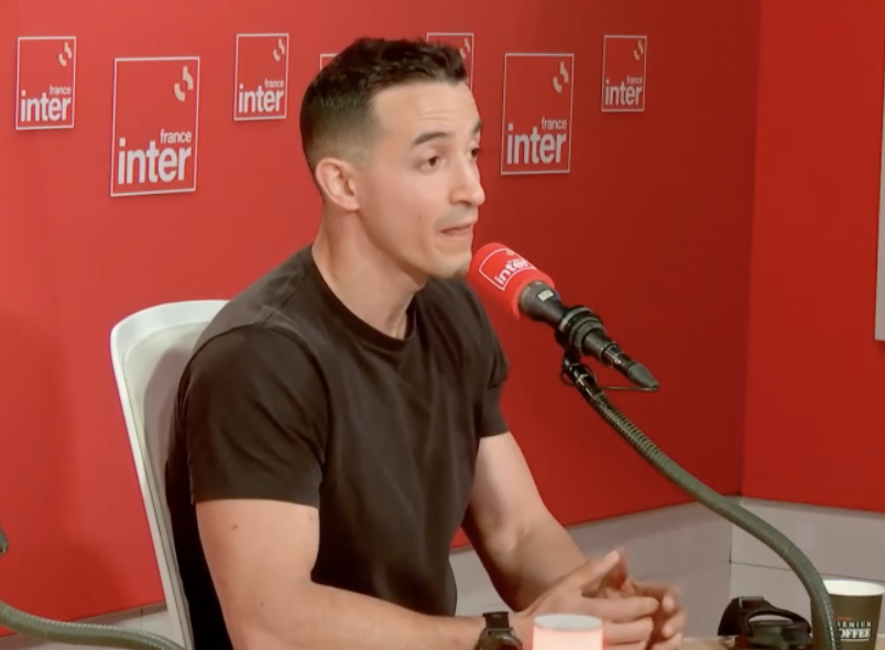 Tibo InShape dans la Matinale de France Inter jeudi 23 octobre (capture d'écran)