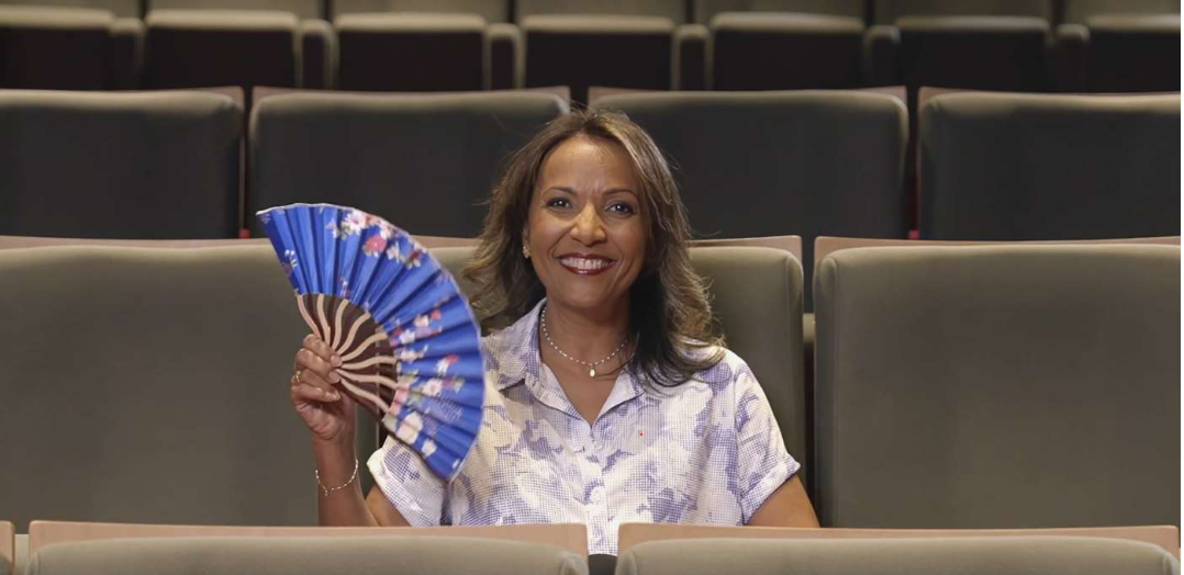 Marie-Alice Sinaman apporte sa touche d'humour dans le film...