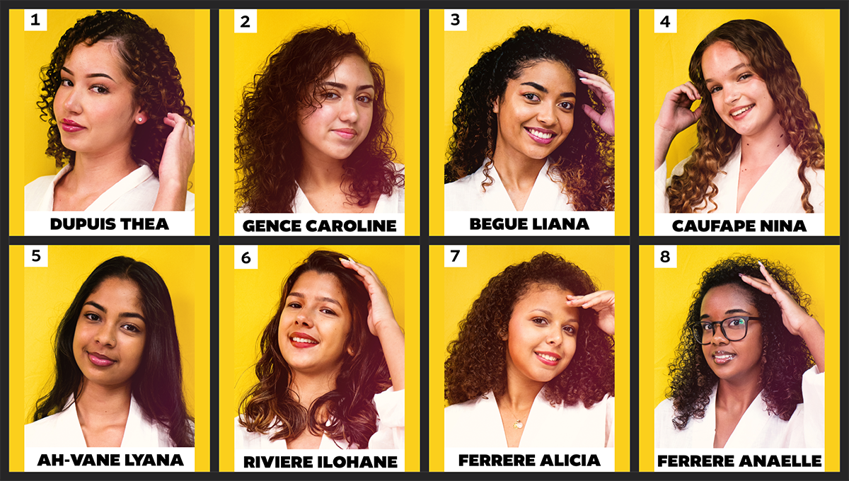 Les 8 candidates Miss Avirons 2025