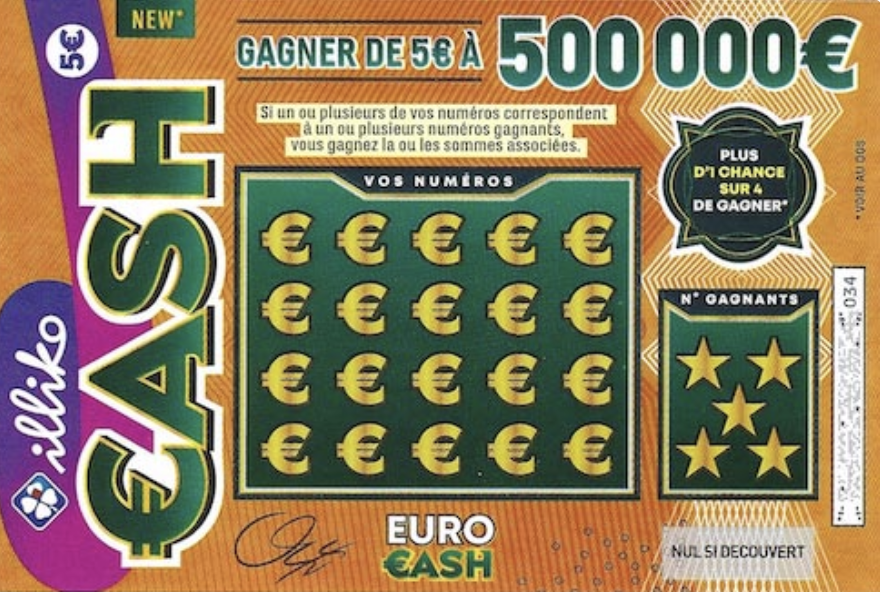 500 000€ gagnés au grattage CASH à Sainte-Suzanne (La Réunion)