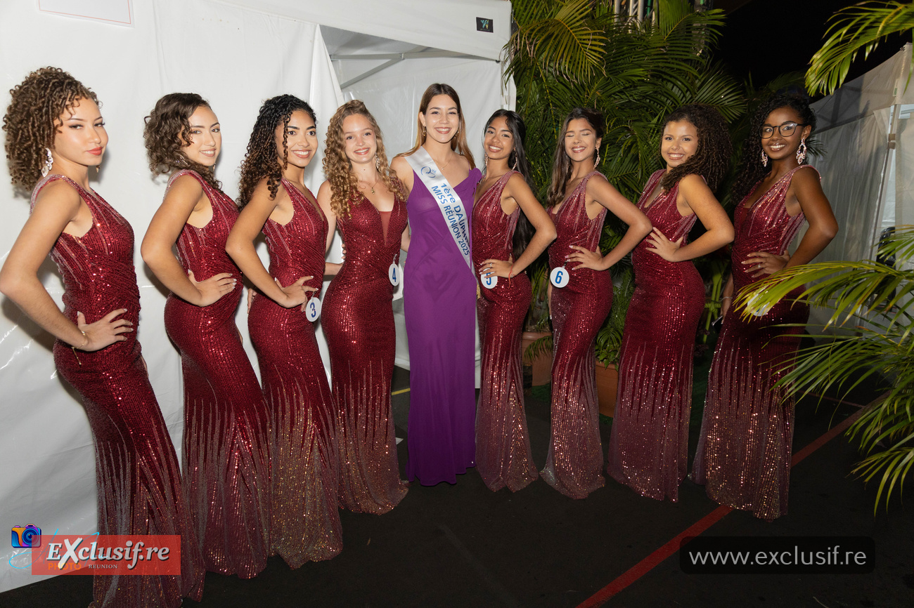 Hannah Macé avec les 8 candidates