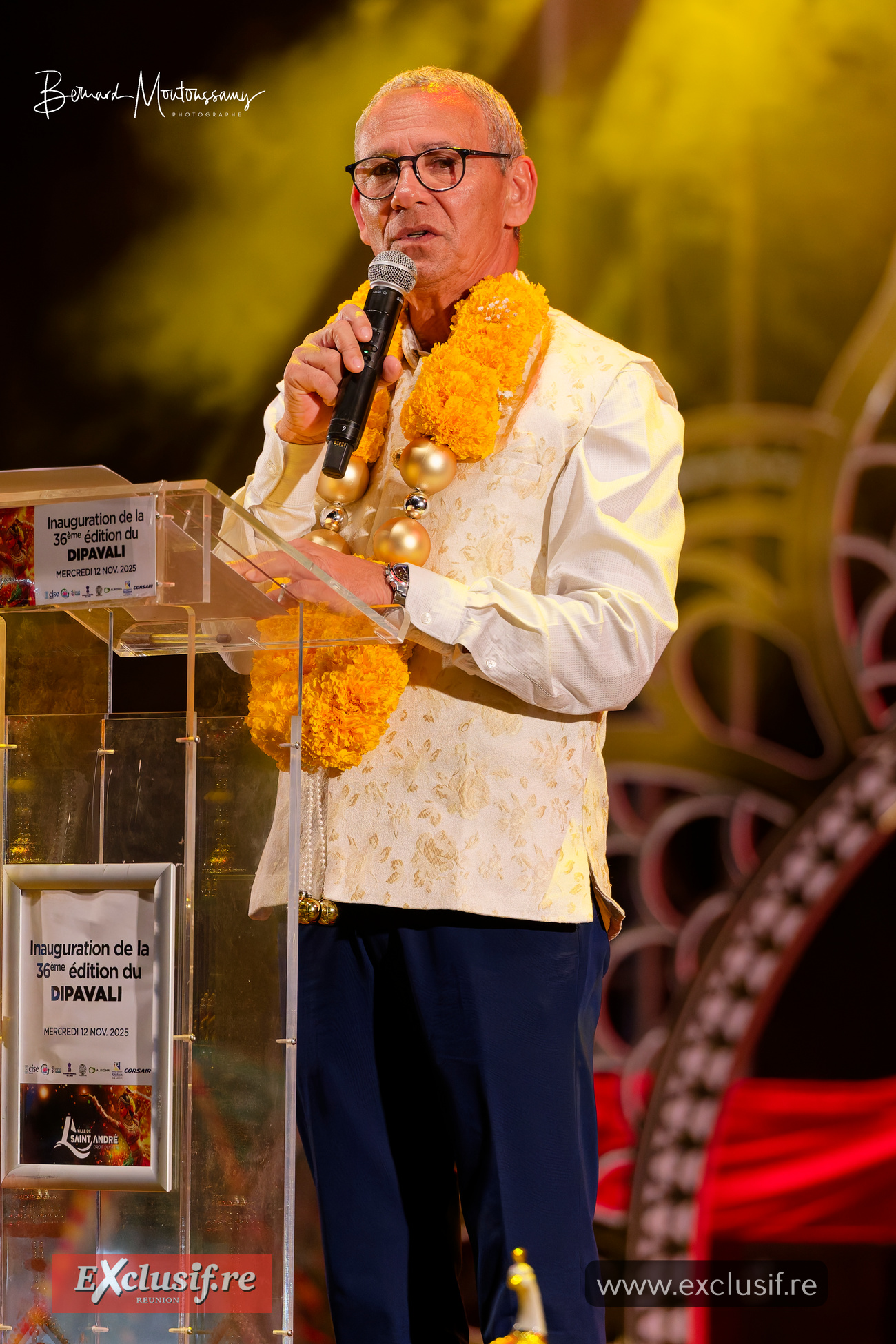 Joé Bédier, maire de Saint-André