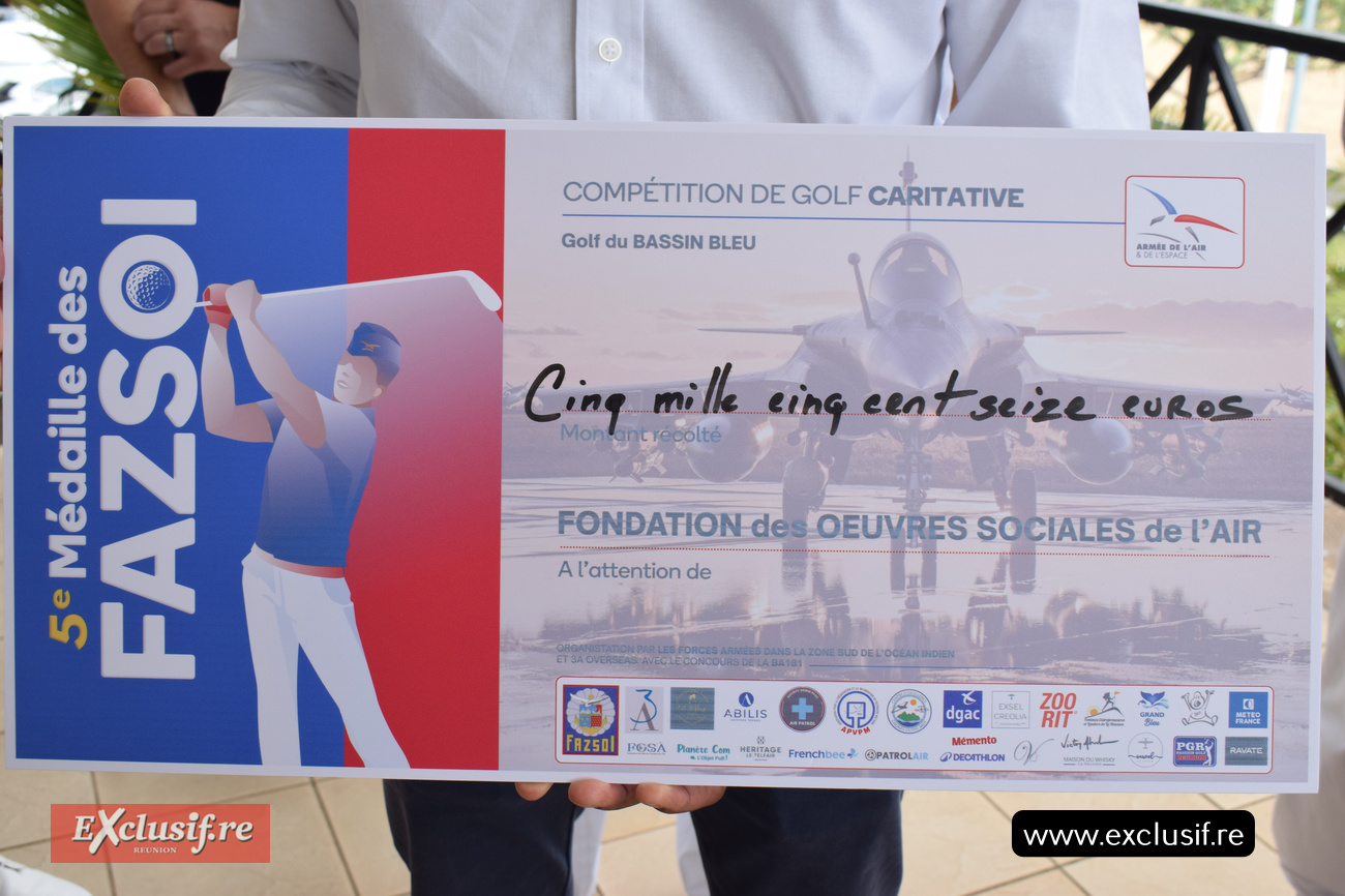 FAZSOI: remise d'un chèque de 5 516€ au profit de la FOSA 