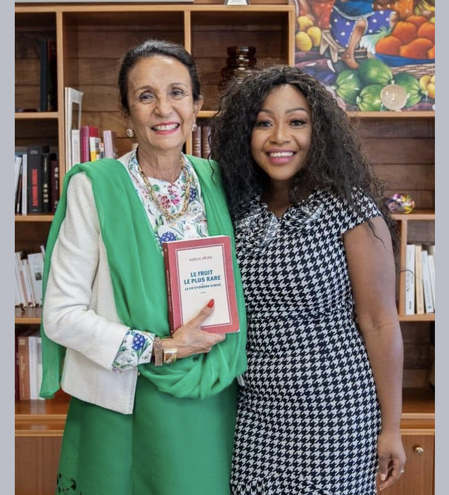 Huguette Bello, présidente de la Région, et Gaëlle Bélem