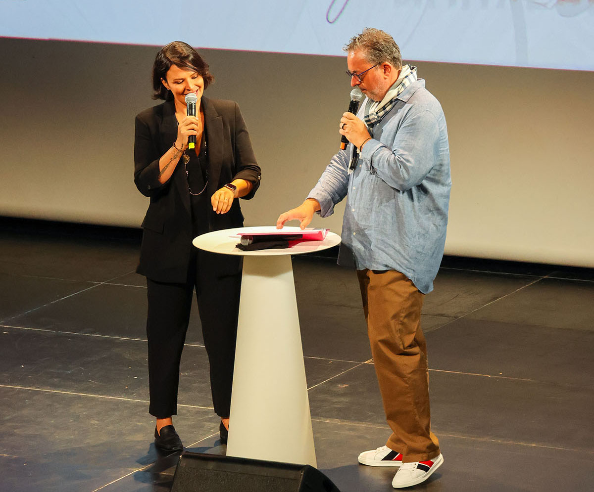Emilie Minatchy et Thierry Kasprowicz pour la présentation de la soirée et des gagnants de l'année
