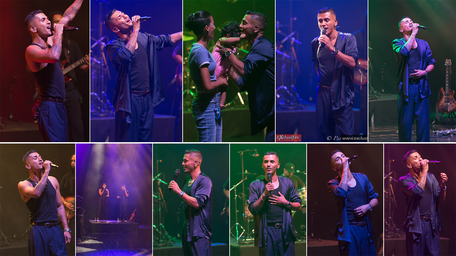 Mickael Pouvin à la Salle Gramoun Lélé à Saint-Benoît: toutes les photos