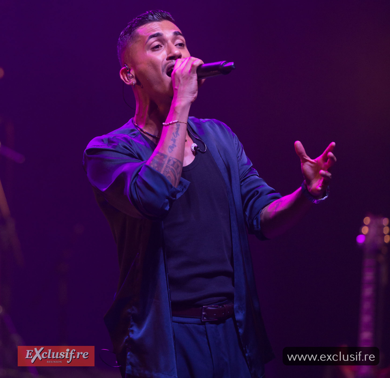 Mickael Pouvin à la Salle Gramoun Lélé à Saint-Benoît: toutes les photos