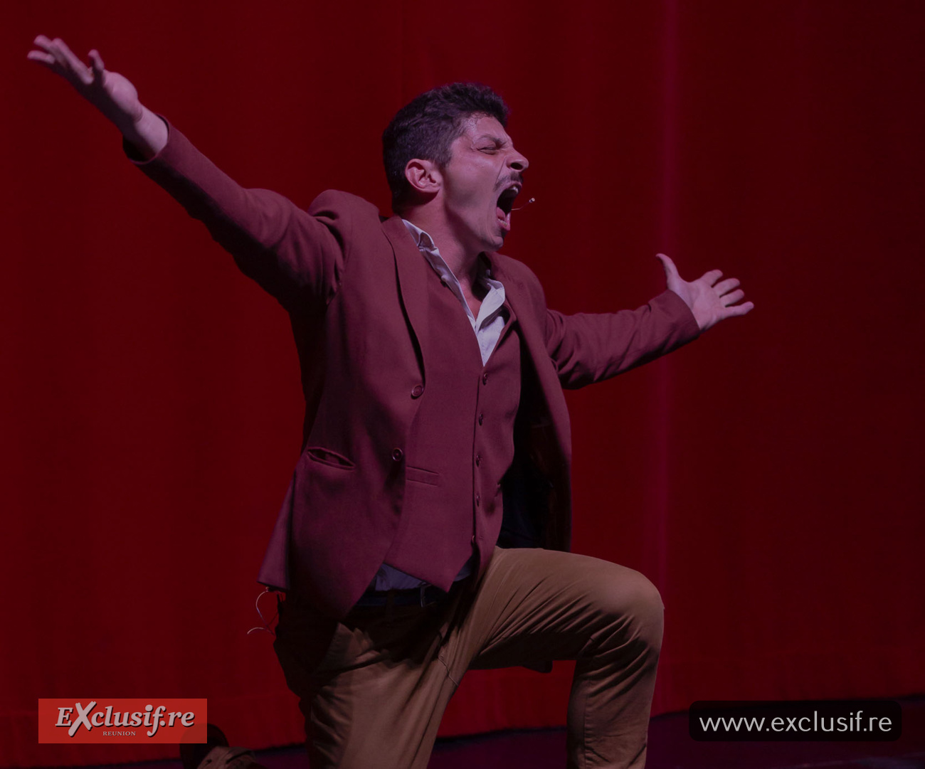 Mickael Pouvin à la Salle Gramoun Lélé à Saint-Benoît: toutes les photos