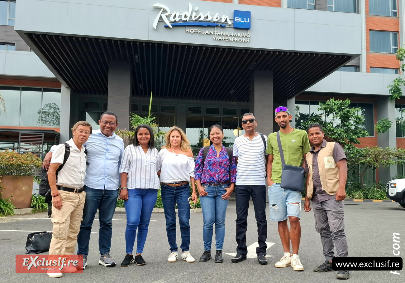 Les invités de la Réunion ont été accueillis à l'hôtel Radisson