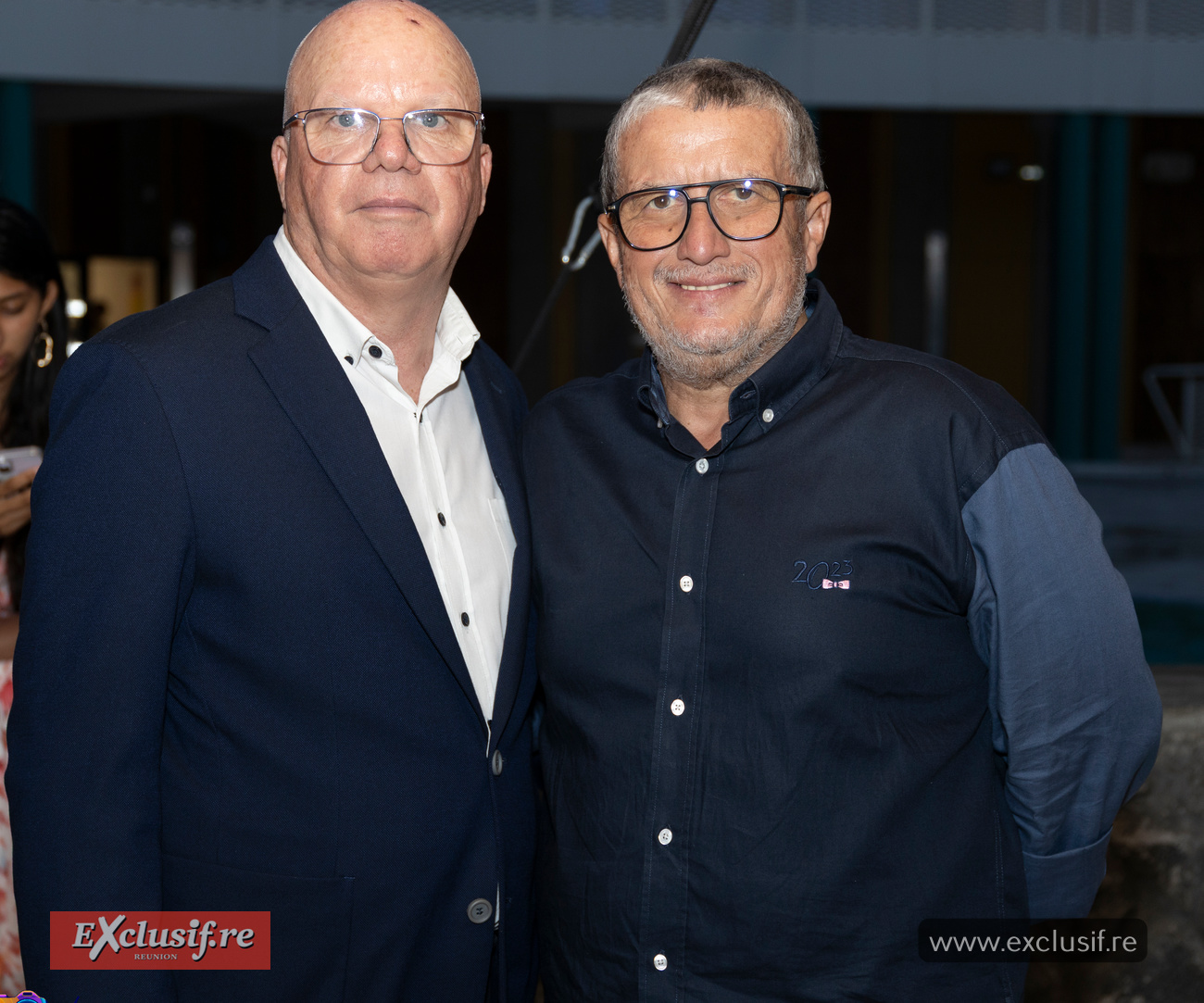 Jean-François Hoarau et Gérard Françoise