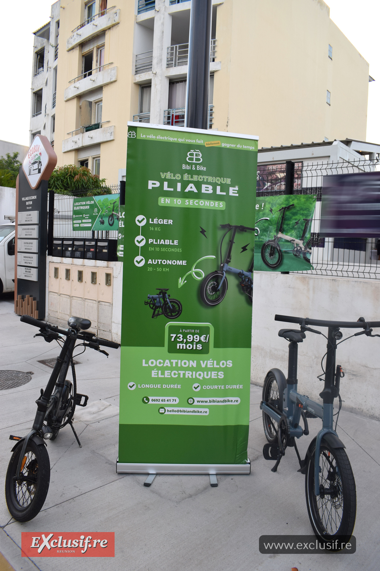 Bibi & Bike: à louer vélo électrique léger, pliable, autonome 