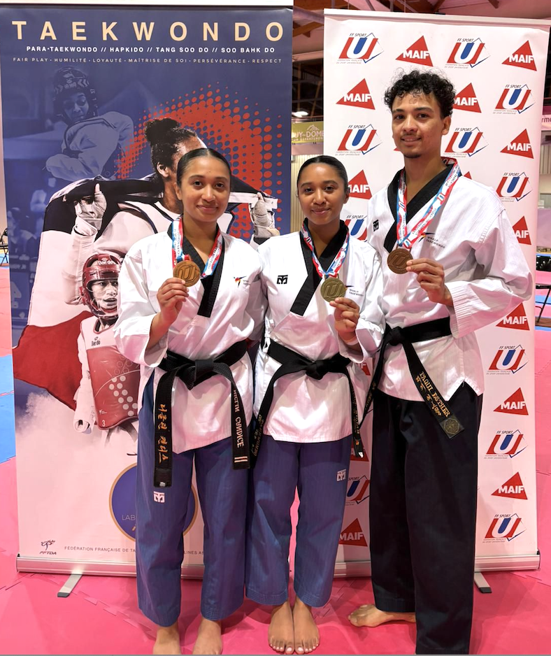 De belles médailles pour les Réunionnais!