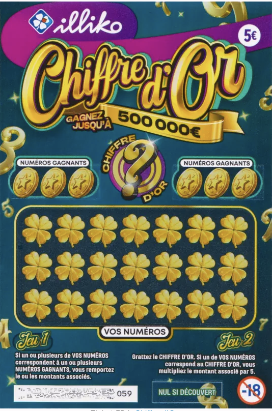 500 000€ gagnés au grattage Chiffre d'Or à Saint-Joseph (La Réunion)