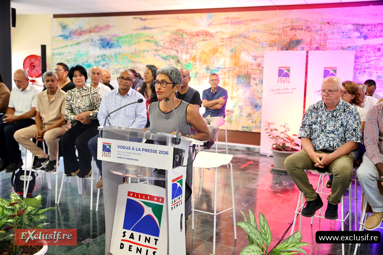 Voeux à la presse d'Ericka Bareigts, maire de Saint-Denis: "Agir en responsabilité"