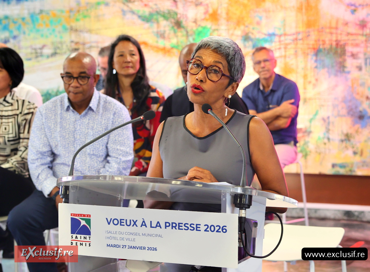 Voeux à la presse d'Ericka Bareigts, maire de Saint-Denis: "Agir en responsabilité"