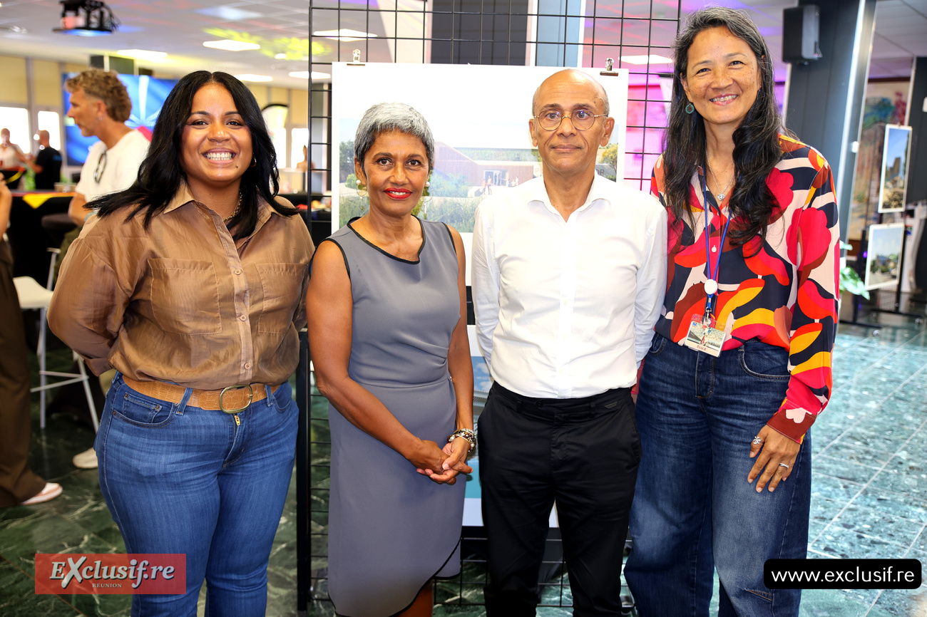 Audrey Bélim, Ericka Bareigts, Philippe Naillet, et Brigitte Adame, 2ème adjointe