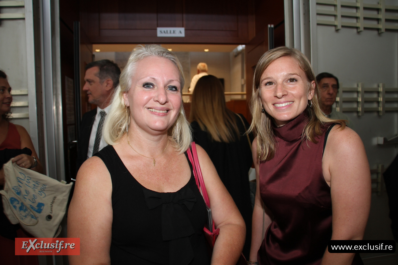 Nathalie Gil, directrice territoriale PJJ La Réunion, et Amélie Hélion, assistante sociale du Ministère de la Justice