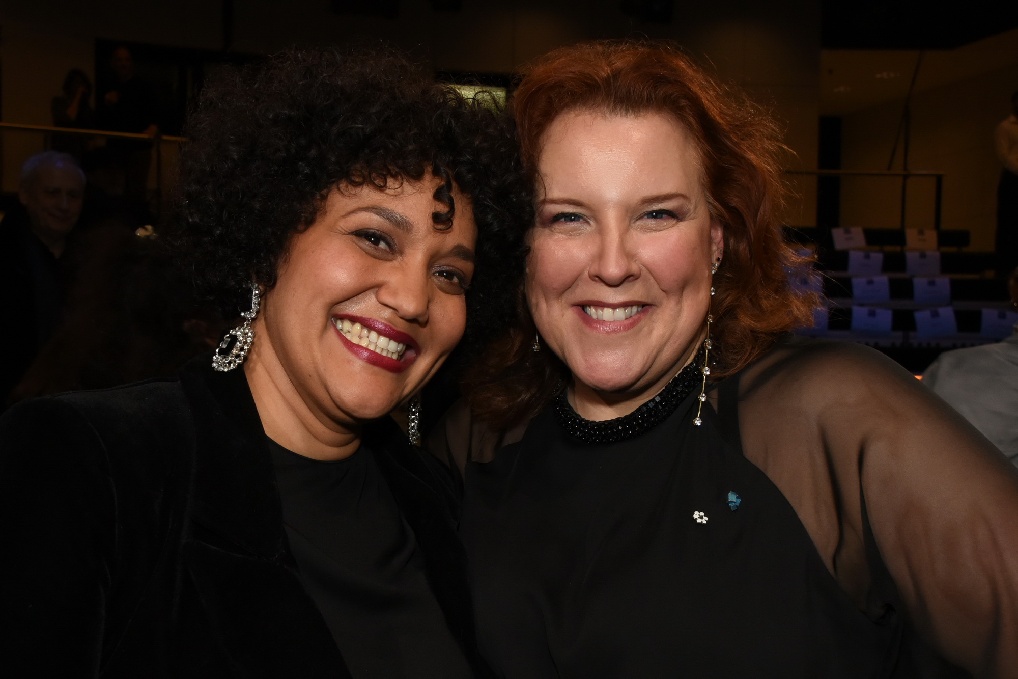 Laetitia Volcey (Réunion), lauréate Grand Prix Voix des Outre-Mer 2025. Ici avec Marie-Nicole Lemieux