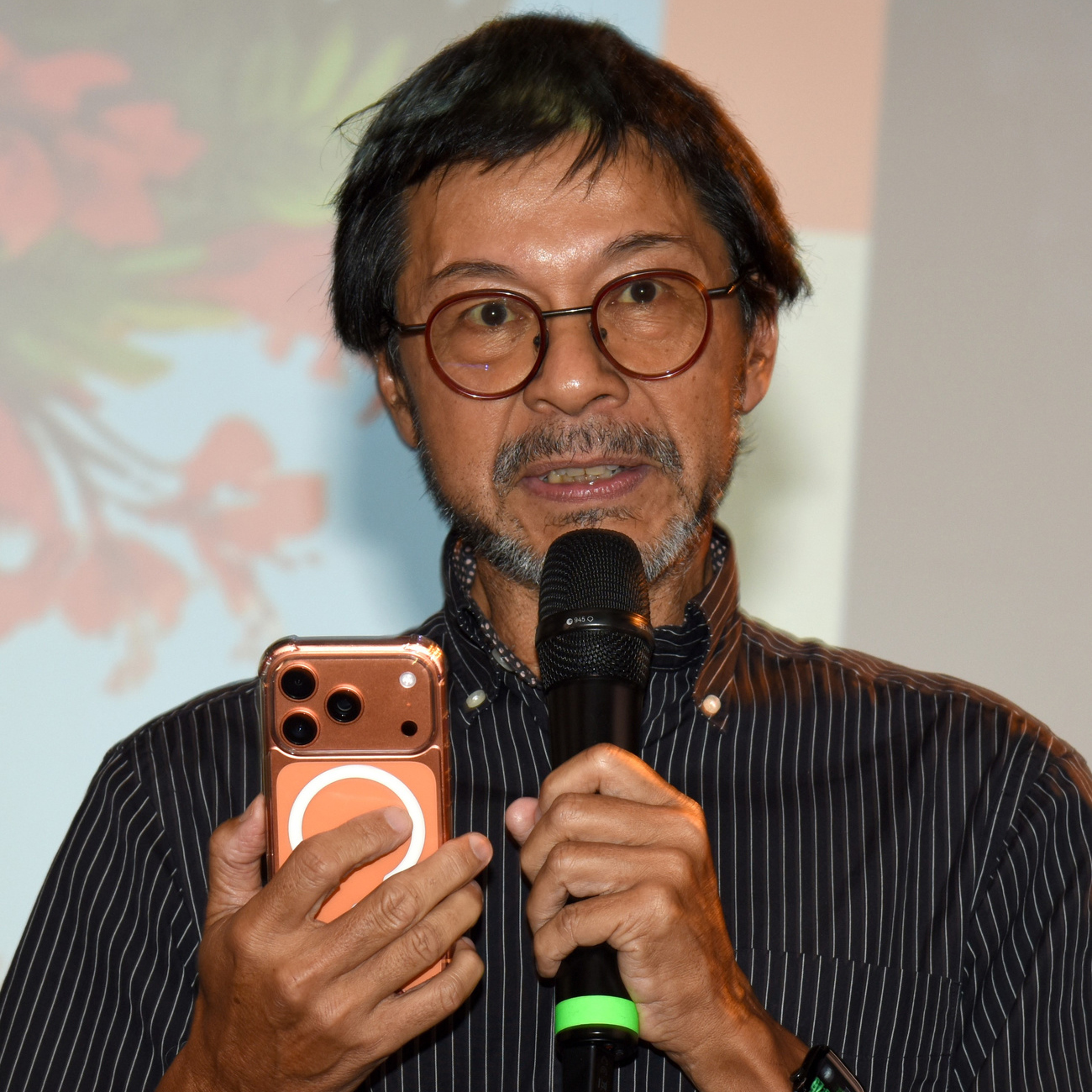 Jery Ayan, co-présentateur de la cérémonie