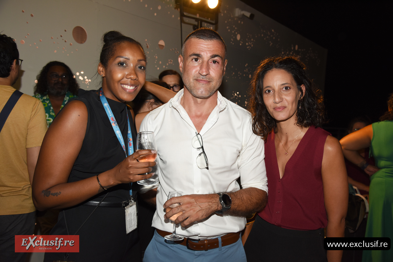 Bruno Bustos, avec  Wendy D’Eurveilher–Heidinger, et une collaboratrice