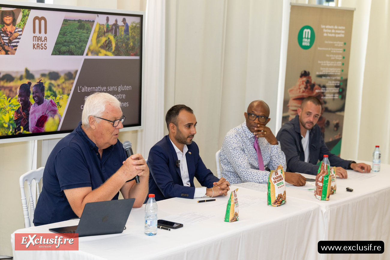 Lors de la conférence de presse de lancement de Malakass à La Réunion