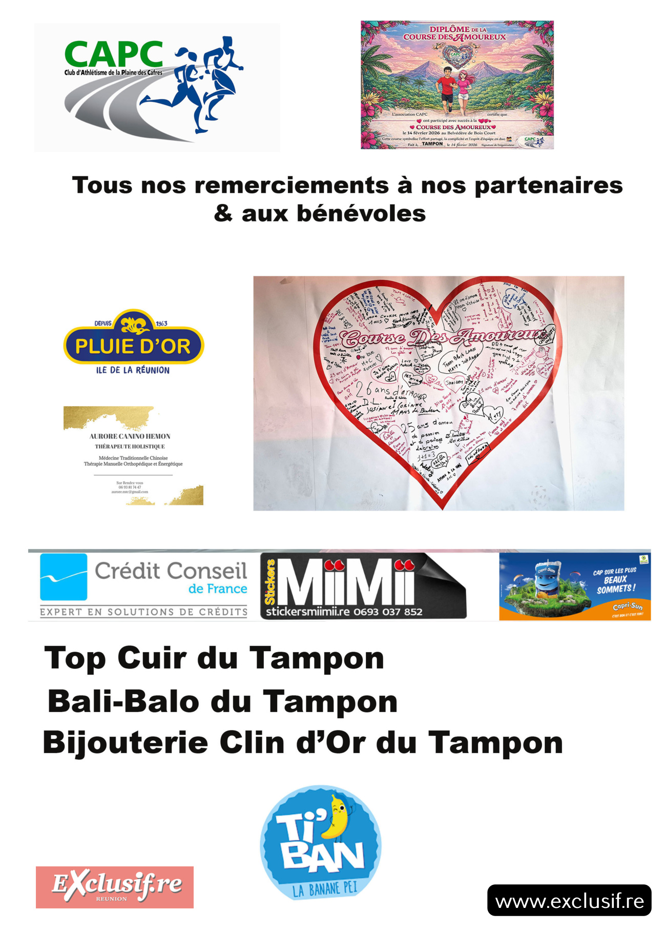 Course des Amoureux à la Plaine des Cafres: «Pas un pas sans Bata!»