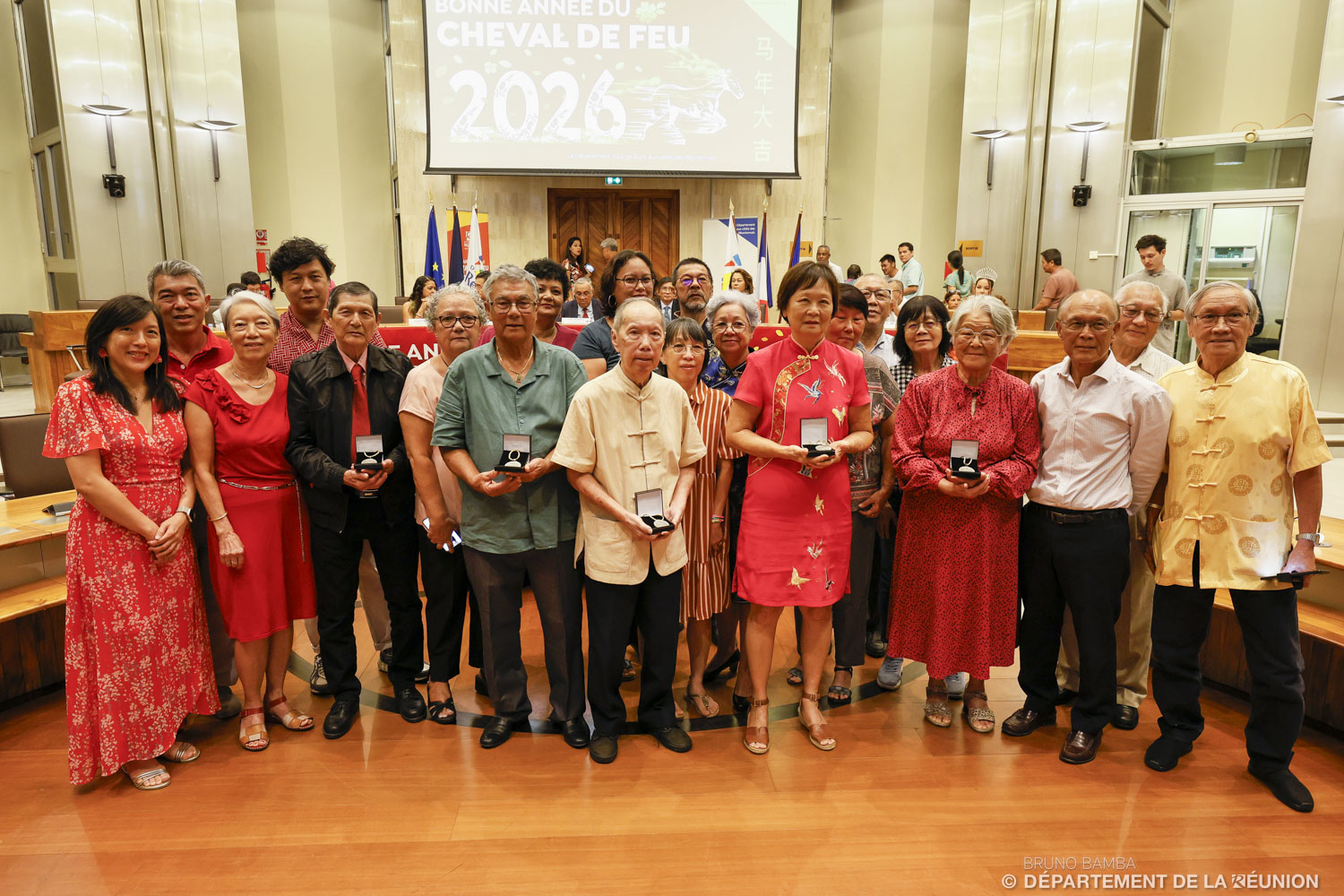 5 médailles départementales ont été remises