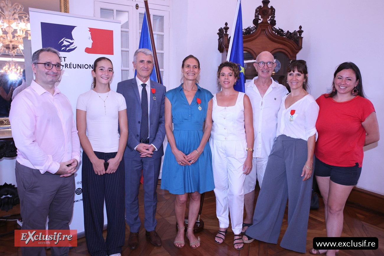 Violaine Dulau en famille