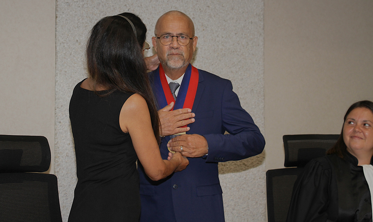 Eric Pothin, nouveau président du Conseil de Prud'hommes de Saint-Denis