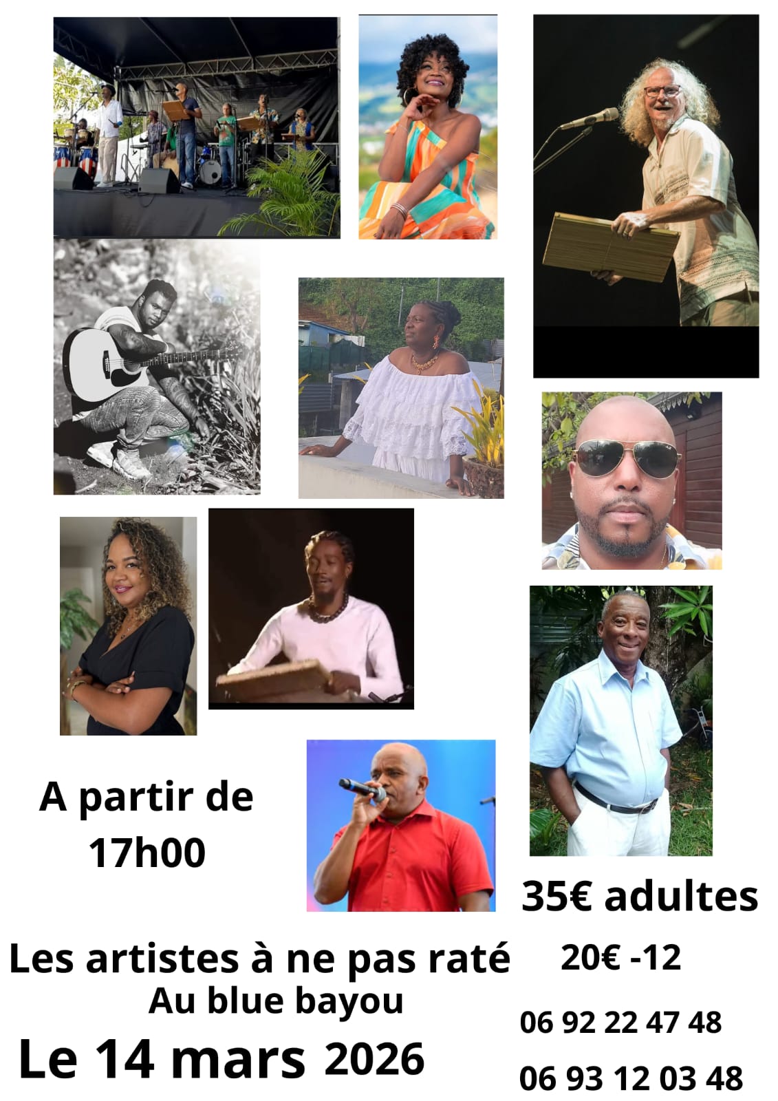 "Bal la Poussière" à l'Etang-Salé ce samedi 14 mars avec Danyél Waro et d'autres...