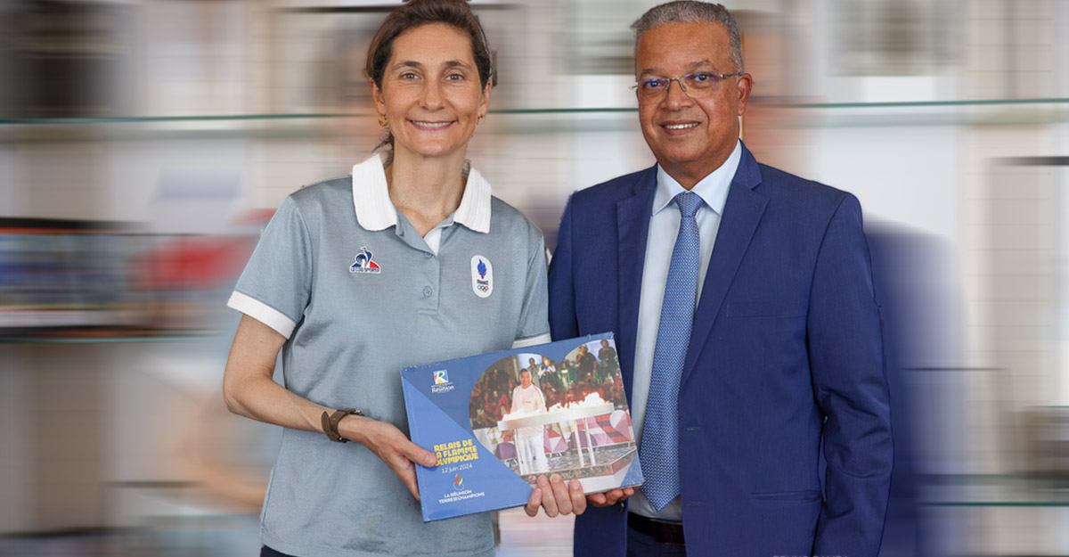 Sports: Amélie Oudéa-Castéra, présidente du CNOSF, en visite au Département