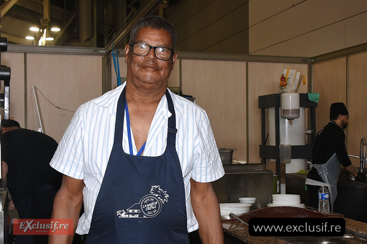 Harry Charlette, le chef du "Restaurant de La Réunion"