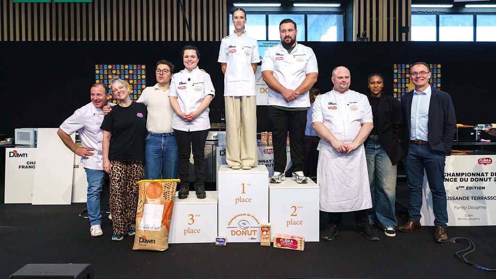Le podium du championnat de France du Donut 2026, La Réunion sur la plus haute marche