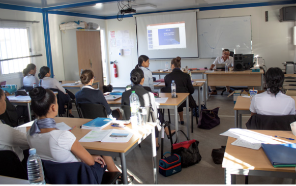 Le centre de formation d'Aéro Run Training se trouve à Sainte-Marie près du siège d'Air Austral