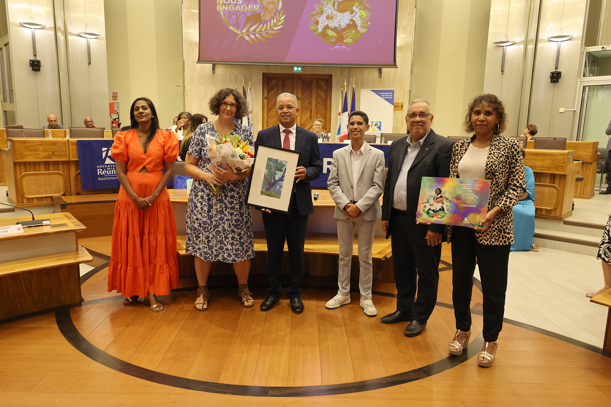 Remise du Prix Thérèse Baillif et du Prix Célimène au Département