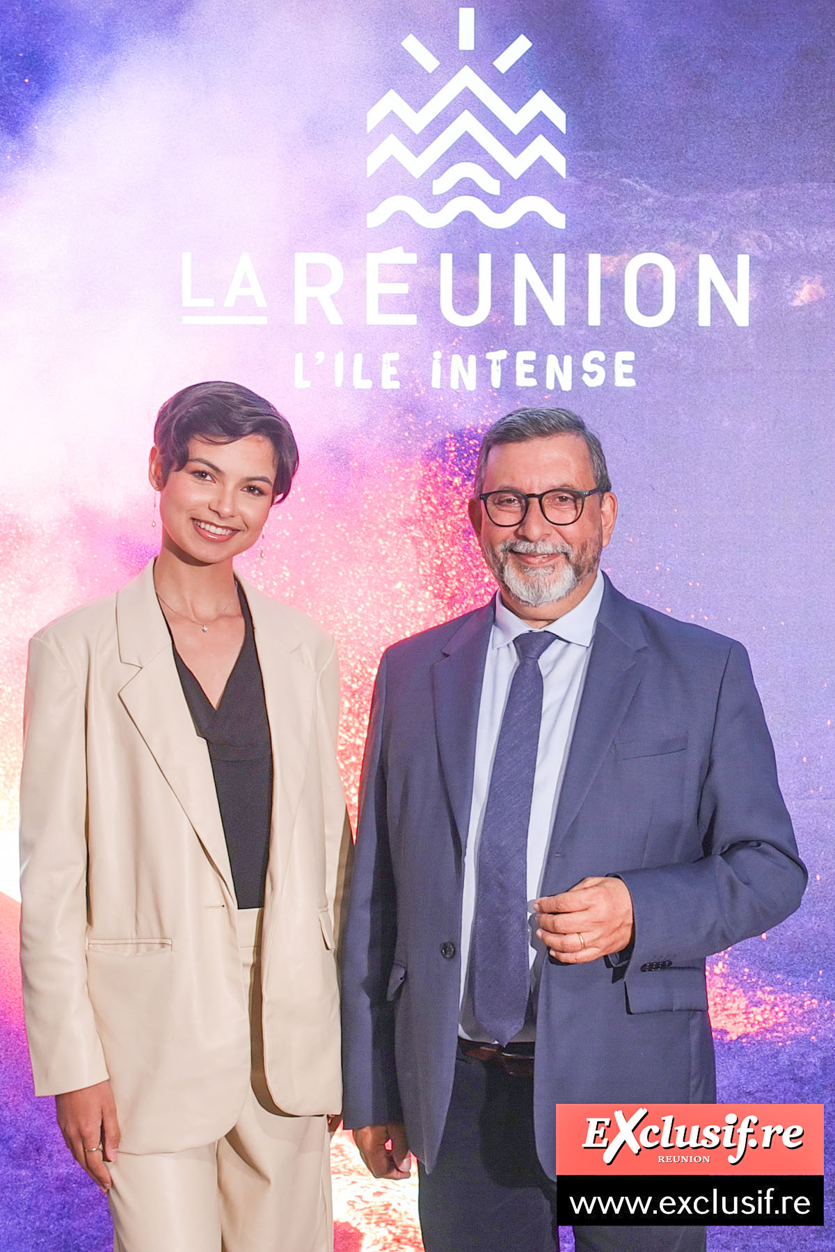 Eve Gilles, Miss France 2024, et Patrick Lebreton