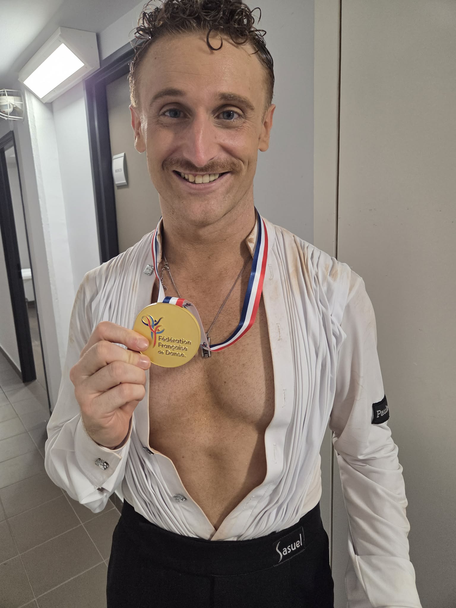 Grégory Chevaillier, médaillé d’or en solo Senior