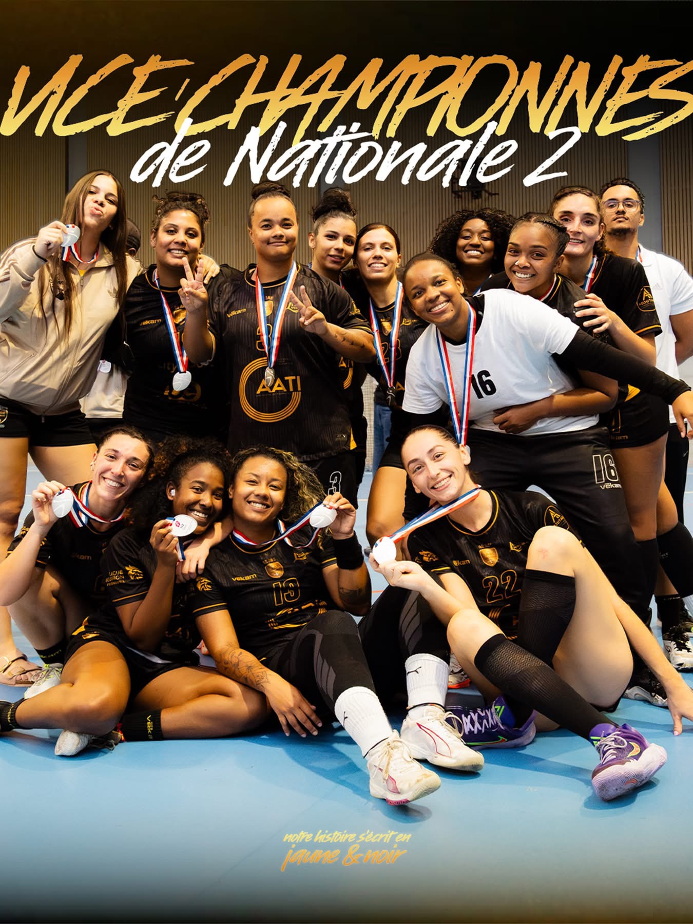 L'équipe féminie a aussi tiré son épingle du jeu, bravo!