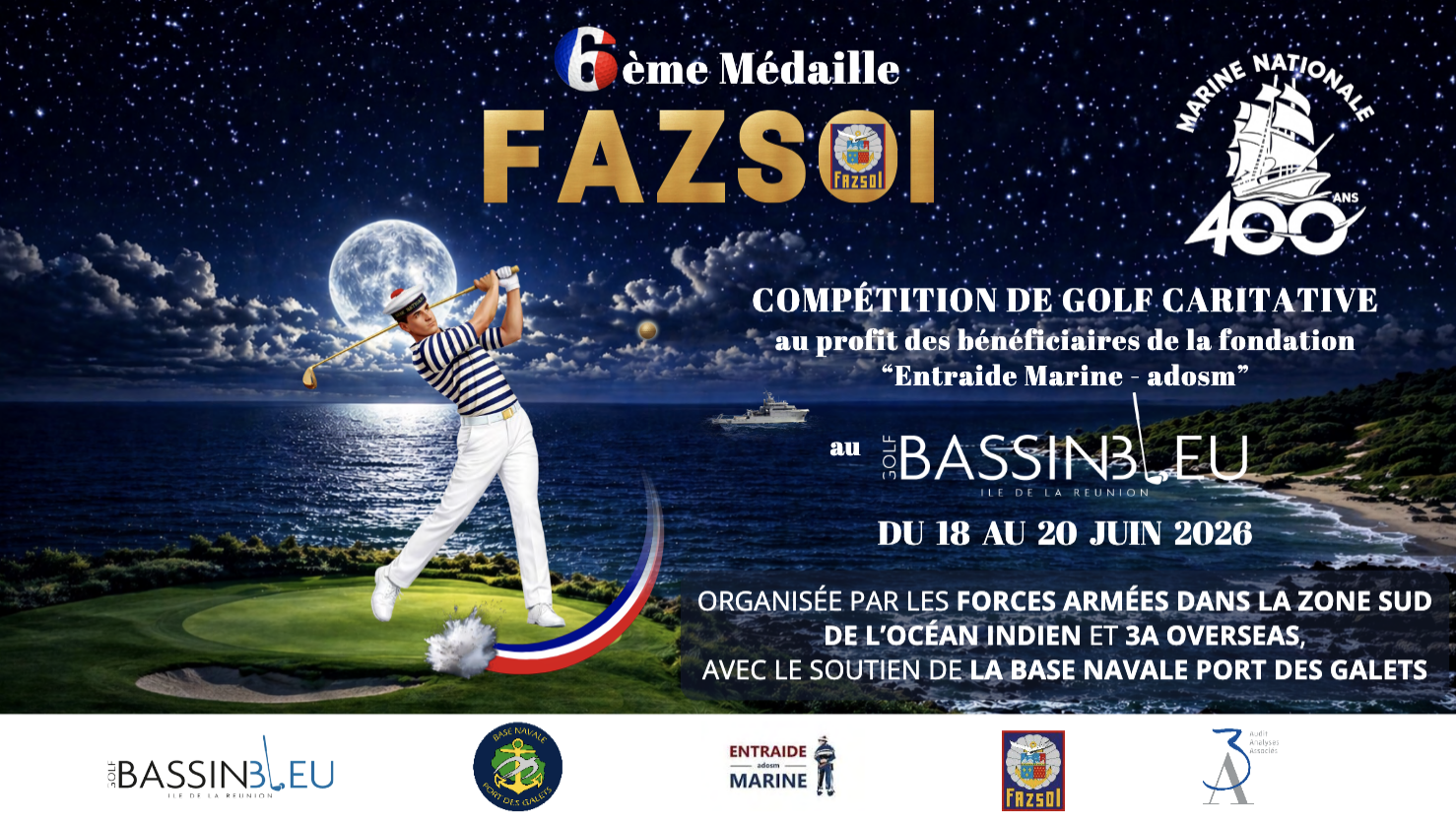 Golf: 6ème édition de la «Médaille des FAZSOI 2026» à Bassin Bleu