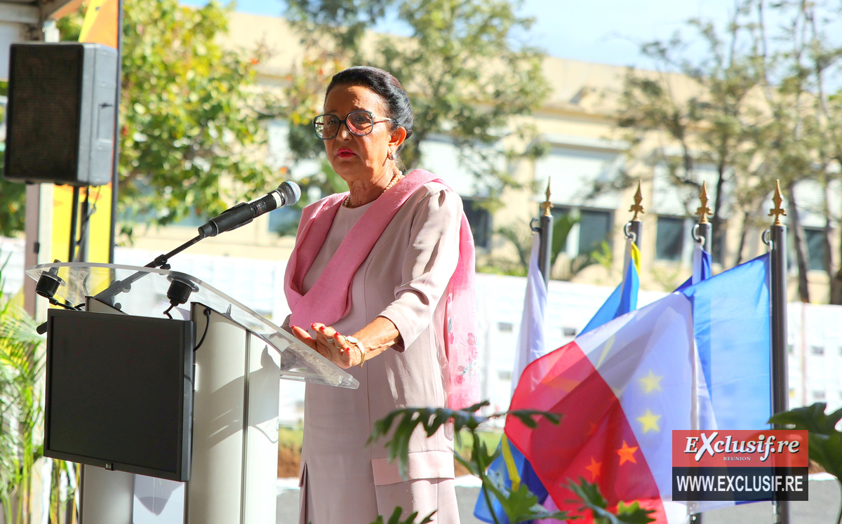 Huguette Bello, présidente de la Région Réunion