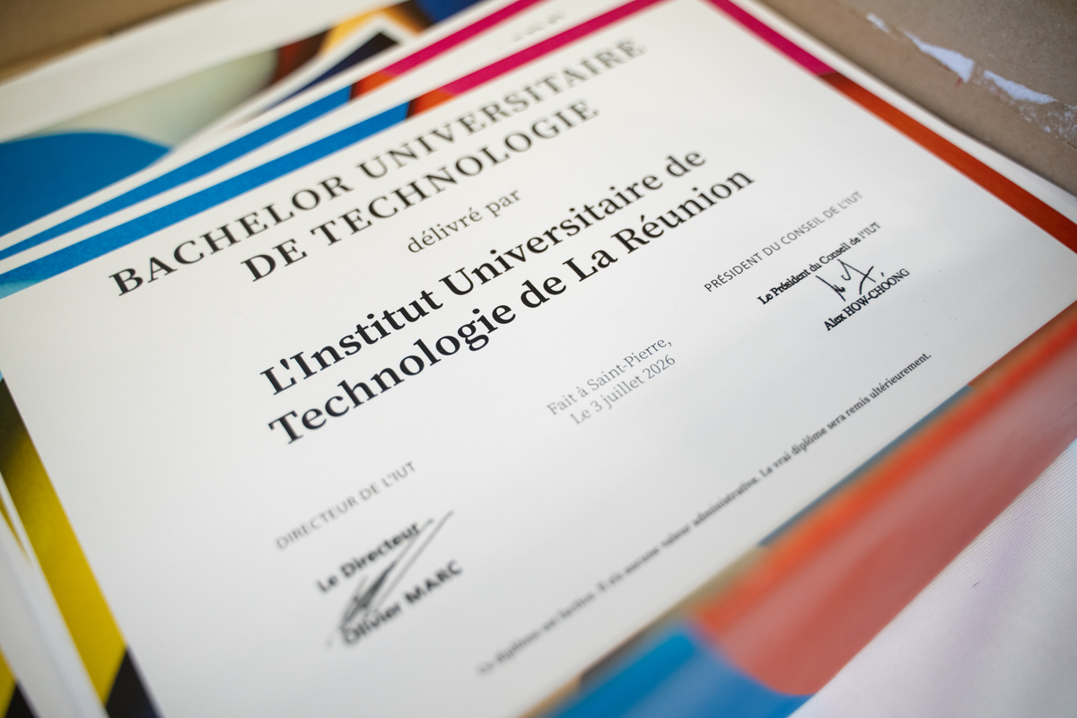 L’IUT Réunion célèbre ses 259 diplômés en Bachelor Universitaire de Technologie