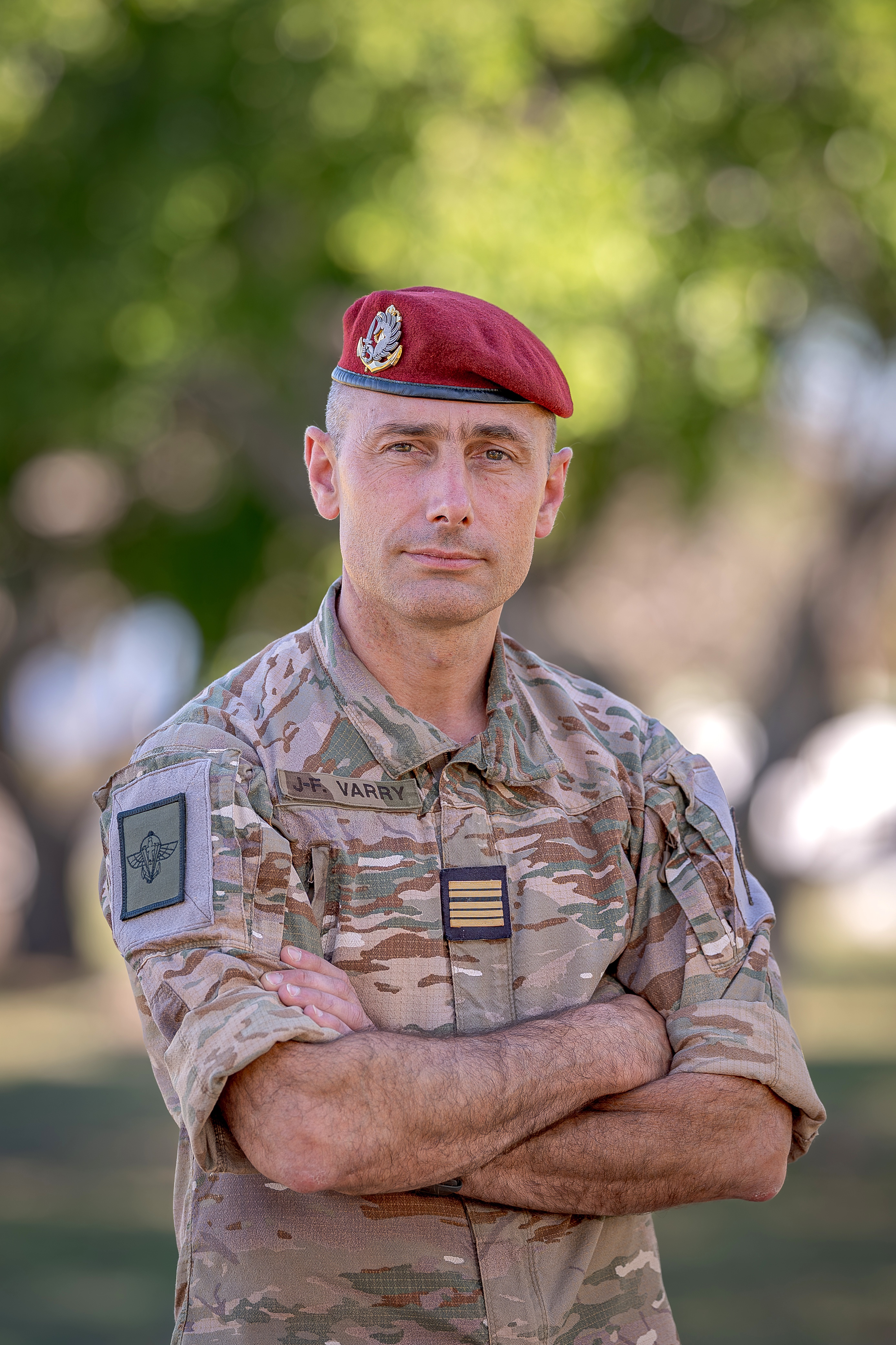 Le colonel Jean-François Varry, nouveau chef de corps du 2e RPIMA